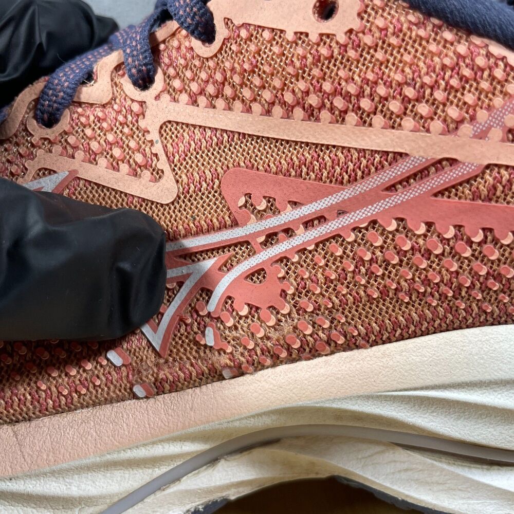 Mizuno Wave Rider 27 Womens Size 8.5 Coral Reef /White Running Shoes Sneakers - Picture 8 of 16